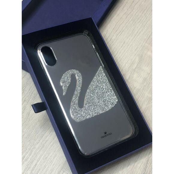 Swarovski Swan Iphone X XS Case - Picture 2 of 9